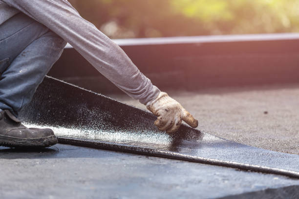 Professional Crawl Space Encapsulation technician working in Ludington, MI